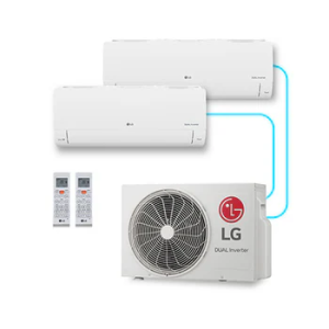 Ar-Condicionado LG DUAL Inverter AI Voice Bi-Split 16.000 BTU (9.000+12.000 BTU) Frio 220V - S32Q16SA212