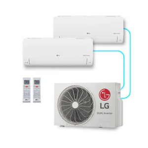 Ar-Condicionado LG DUAL Inverter AI Voice Bi-Split 16.000 BTU (9.000+9.000 BTU) Frio 220V - S32Q16SA181