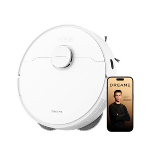 DREAME L40 robô aspirador e passa pano inteligente sucção Vormax de 13000 Pa sistema DuoScrub elevação automáti
