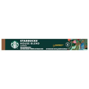 Café em Cápsula Starbucks House Blend Lungo by Nespresso - 10 cápsulas