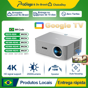 Projetor 4K PG610ATV 2500 ANSI Foco Automático