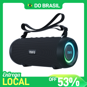 Caixa de Som Bluetooth Mifa A90 com Potência de Saída de 60W e Amplificador Classe D Excelente Desempenho de Graves