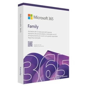 Microsoft 365 Family com Copilot + até 6TB de Armazenamento OneDrive (1TB por pessoa) 6 usuários - Word Excel Power