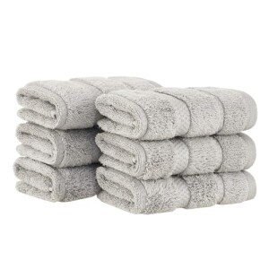 Kit 6 peças Toalha Lavabo Buddemeyer Vision Dual Air Cinza