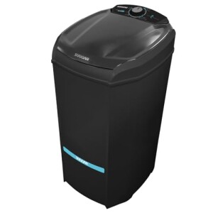 Lavadora de Roupa Lavamax Eco Suggar 15kg 220v Pt Preto