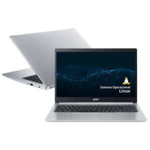Notebook Acer Aspire 5 A515-45-R478 AMD Ryzen 5-5500U 16GB RAM 512GB SSD 15.6" FHD LED IPS 60Hz Linux Gutta