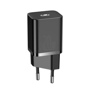 Carregador de Parede Tipo C Baseus Super Quick Charger 20W (Preto)
