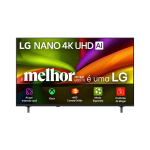 Smart TV LG NANO UHD AI 4K NU850 85 polegadas 2026