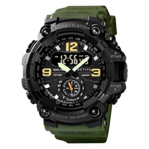 Invicta Digital Essentials masculino 56 mm ABS + PU mostrador preto não aplicável SK221 mecânico