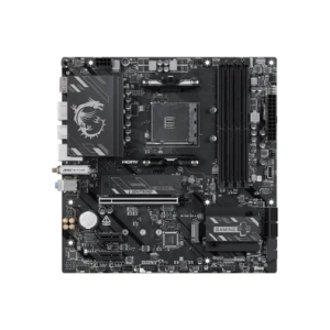 Placa Mae Msi B550M Gaming Plus Wifi6E Amd Am4 Micro Atx Ddr4 Wi Fi 6E Bluetooth 52 Preto E Prata B550M Gaming Plus Wifi6E