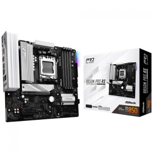Placa Mãe ASRock B850M Pro RS Chipset B850 AMD AM5 mATX DDR5
