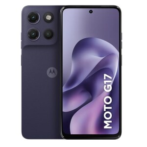 Smartphone Motorola Moto G17 4G - 128GB 4GB Ram + 8GB Ram Boost - Roxo