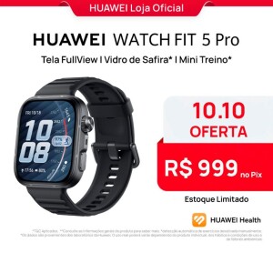 HUAWEI WATCH FIT 5 Pro Smartwatch Tela AMOLED