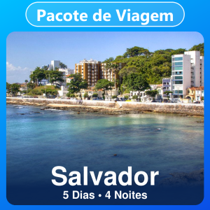 Pacote de Viagem para Salvador: 5 Dias e 4 Noites no Rede Andrade Mar Hotel.