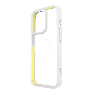 Geonav Capa Anti-Impacto para iPhone 15 Pro TPU flexível nas extremidades Compatível com o sistema de ímãs MagSafe