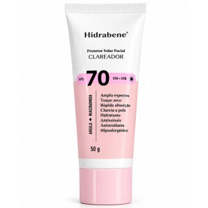 Hidrabene Protetor Solar Clareador Facial 70 FPS