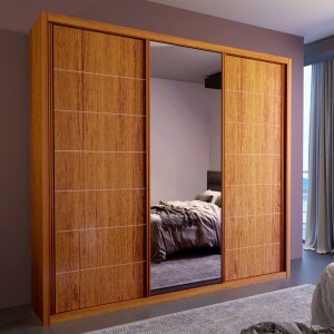 Guarda Roupa Casal Fusion C Esp 100% MDF Bom Pastor
