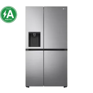 Geladeira Side by Side LG 635L Inox Look com UVnano e Compressor Inverter - GC-L257SLP1