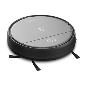 Aspirador de po robo Electrolux 2h20min controle remoto bateria longa duração automatico varre aspira passa pano ERB20 bivolt preto sen