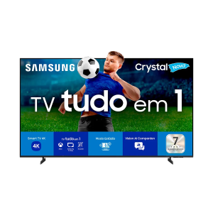 Smart TV 58" Samsung Crystal UHD 4K U8500F 2025 Xbox Cloud Gaming Canais Gratuitos 7 Anos de Atualização AI Energy