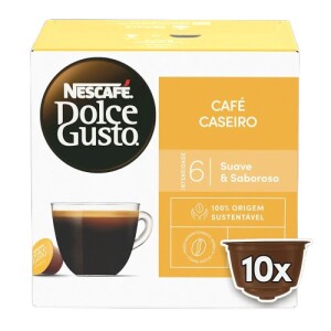 Café em Cápsula Caseiro 10 Un .Dolce Gusto 80g