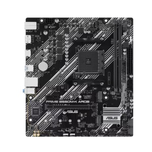 Placa-Mãe ASUS Prime B550M-K ARGB AMD AM4 Chipset B550 Micro ATX DDR4 PCIe 4.0 2x