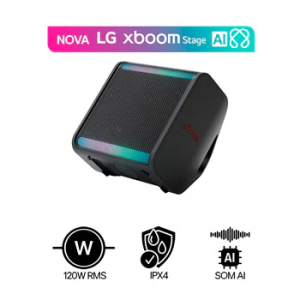 LG xboom Stage 301 by will.i.am - Caixa de Som Portátil Som exclusivo xboom para Festas