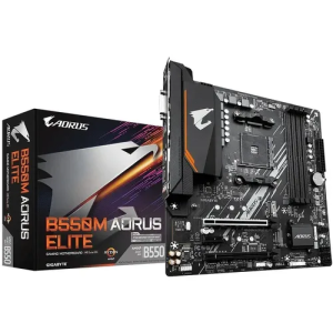 Placa Mãe AORUS ELITE AMD AM4 Gigabyte B550M DDR4 Gamer