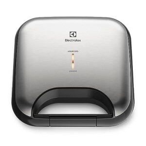 Sanduicheira Grill Chapa Ondulada Elétrico Electrolux Antiaderente Inox Esg20 127v