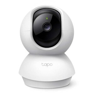 Tp-link Tapo C200, Camera De Segurança Wi-fi 360º, 1080p Full Hd, Visão Noturna, Audio De Duas Vias, Detecção De Movimentos, Trabalha C