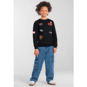 Blusão Infantil Brandili Marvel Preto