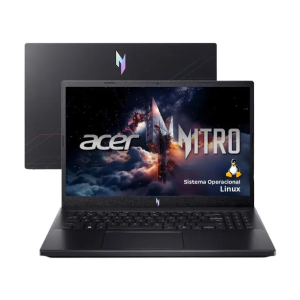 Notebook Gamer Acer Nitro V15, Core i5-13420H, RTX 4050 6GB, 512GB SSD, 16GB RAM, Tela 15.6” FHD IPS 165Hz
