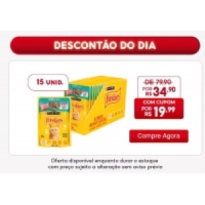 Ração Úmida Friskies 85g - Caixa com 15 unidades