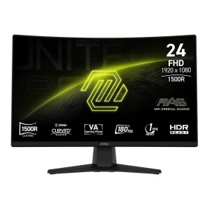 Monitor Gamer MSI MAG 242C 23.6'' Full HD 180Hz - 9S6-3BC31T-004