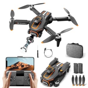 Drone Com Camera GT5 Drone Profissional 4K Wi-Fi FPV Controle Remoto Drones com Bolsa De Transporte 90 Min Carregamento