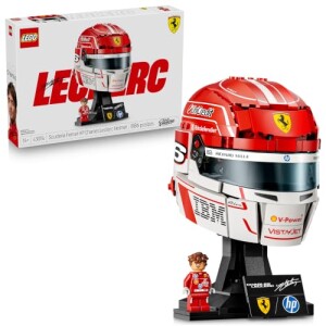 LEGO Editions Formula 1 Capacete do Charles Leclerc da Scuderia Ferrari HP 43014