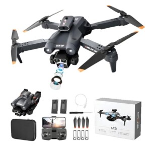 DLI M3 Drone Dobrável com Câmera 1080P e 2 Baterias