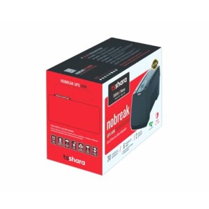 TS Shara Nobreak Mini 700VA Entrada e Saída 115V 6 Tomadas Preto