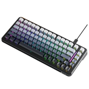 Teclado Mecânico Gamer Shark M86, RGB, Compacto