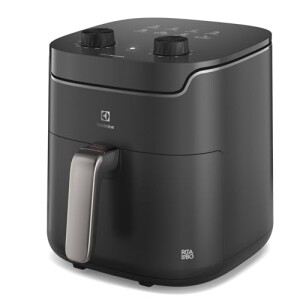 Electrolux Air fryer Fritadeira Elétrica sem oleo Rita Lobo 5,8L 8 receitas pré-sugeridas timer 60 minutos desligament