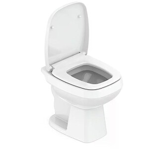 Celite Kit Bacia Convencional Assento Polipropileno Soft Close e Complementos de Instalação City Cor: Branco