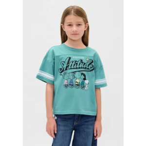Camiseta Infantil GAP Snoopy Verde