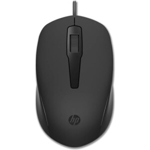 Mouse USB HP 150, Ergonômico, 1600 DPI, Preto