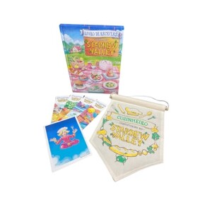 Livro de receitas oficial de Stardew Valley - Capa Dura - Acompanha Flâmula