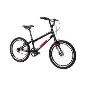 Bicicleta Infantil Caloi Expert Aro 20 Estilo Cross Guidão BMX Freio V-Brake Aros Parede Dupla Passeio e Lazer