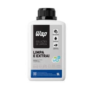 Detergente Limpador Para Extratoras Concentrado Wap Limpa E Extrai, Com Fragrância E Sem Espuma, 1 Litro