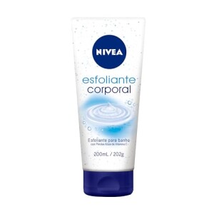 Nivea Esfoliante Corporal Para Banho 200ml, Esfoliação Suave, Remove Impurezas, Renovação Smartphone, Pele Uniforme E Macia