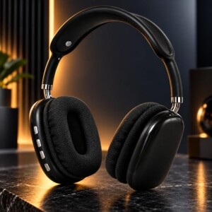 Headphone Bluetooth Sem Fio Over Ear Fone de Ouvido com Almofadas Acolchoadas e Arco Confortável Headset para Música
