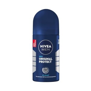 Nivea Men Desodorante Antitranspirante Roll-on Original Protect 50ml, Proteção 72h, Frescor Duradouro, Controle Do Suor E Odor
