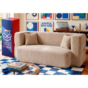 Sofá Cama Nômade 1,88m Xpand Tech Tecido Velourê Cama inBox